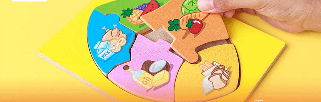 Los cinco grupos de alimentos